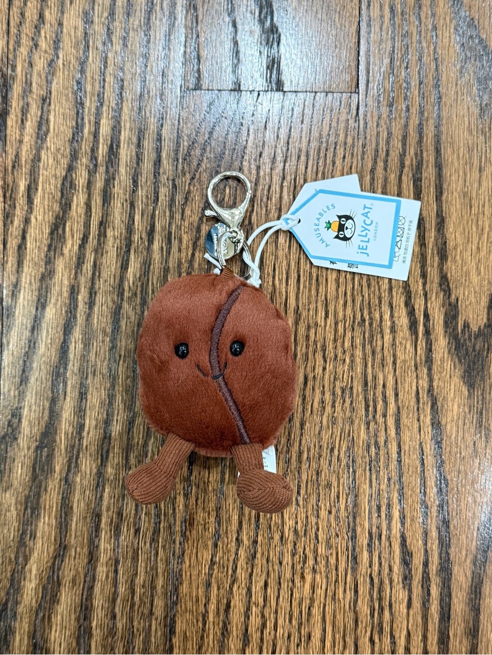 Jellycat Brown Plush Amuseables Tagged Figure